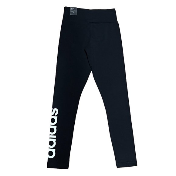 Women's adidas Essential Linear Logo High-Waisted Leggings NWT (SM) - Picture 5 of 7